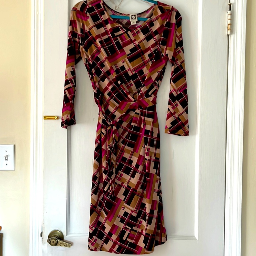 Never worn Anne Klein wrap dress. (No tags)